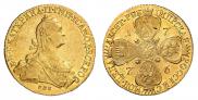 10 roubles 1776 year