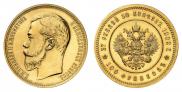 37,5 roubles - 100 francs 1902 year