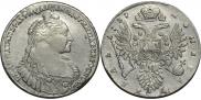 1 rouble 1737 year