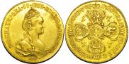 10 roubles 1777 year