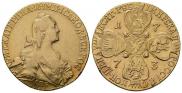 10 roubles 1773 year