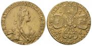 5 roubles 1766 year