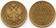 20 markkaa 1904 year
