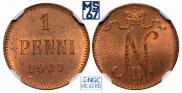 1 penni 1907 year