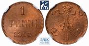 1 penni 1893 year