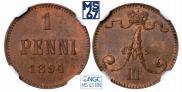 1 penni 1894 year