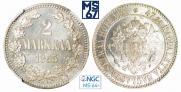2 markkaa 1865 year
