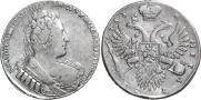 1 rouble 1733 year