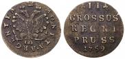 2 grosze 1759 year