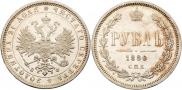 1 rouble 1880 year