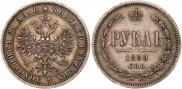 1 rouble 1880 year