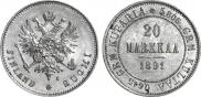 20 markkaa 1891 year
