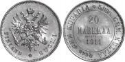 20 markkaa 1911 year