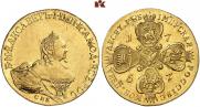 10 рублей 1757 года