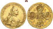 10 рублей 1762 года