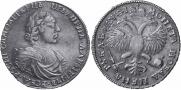 1 rouble 1719 year