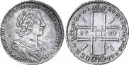 1 rouble 1724 year