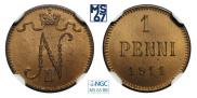 1 penni 1911 year