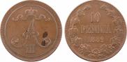 10 pennia 1889 year