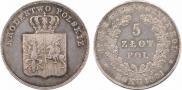 5 złotych 1831 year