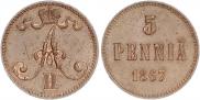 5 пенни 1867 года