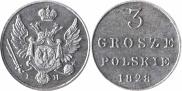 3 grosze 1828 year
