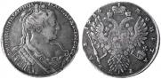 1 rouble 1734 year