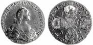 10 roubles 1766 year