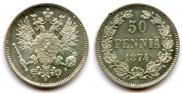 50 pennia 1874 year