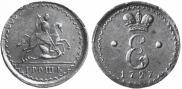 1 grosz 1727 year