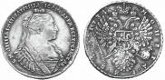 1 rouble 1734 year