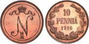 10 pennia 1916 year
