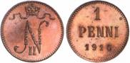1 penni 1916 year