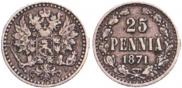 25 пенни 1871 года