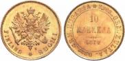 10 markkaa 1879 year