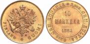 10 markkaa 1882 year