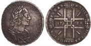1 rouble 1724 year