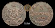3 grosze 1836 year