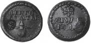 Beard token coin 1705 year