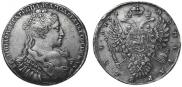 1 rouble 1734 year