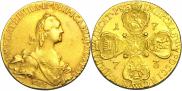 10 roubles 1773 year