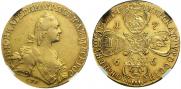 10 рублей 1766 года