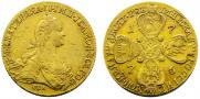 10 roubles 1776 year