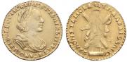 2 roubles 1722 year