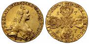 10 roubles 1767 year