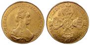 10 roubles 1778 year