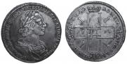 1 rouble 1724 year