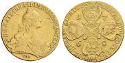 10 рублей 1768 года