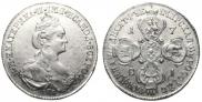 10 roubles 1781 year