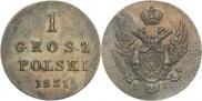 1 grosz 1831 year
